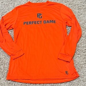 Perfect Game Orange Long Sleeve Shirt